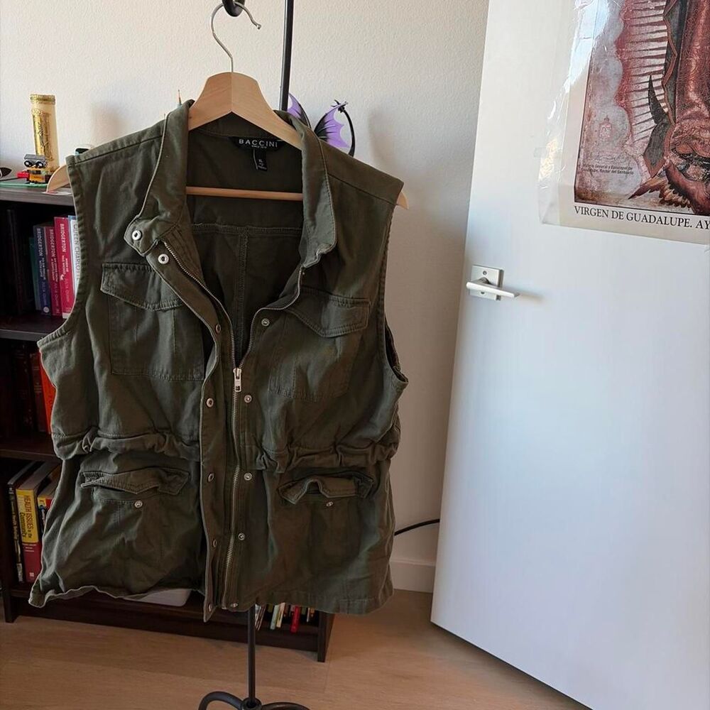 Baccini Olive Utility Vest Women's XL